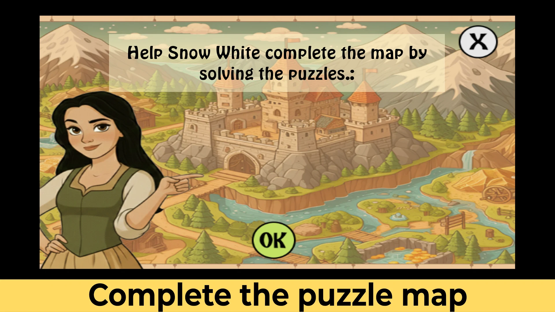 Snow White Kids Puzzles screenshot